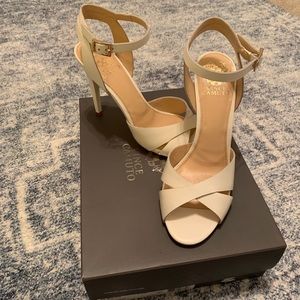 Vince Camuto open toe high heels